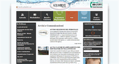 Desktop Screenshot of acquambientemarche.it
